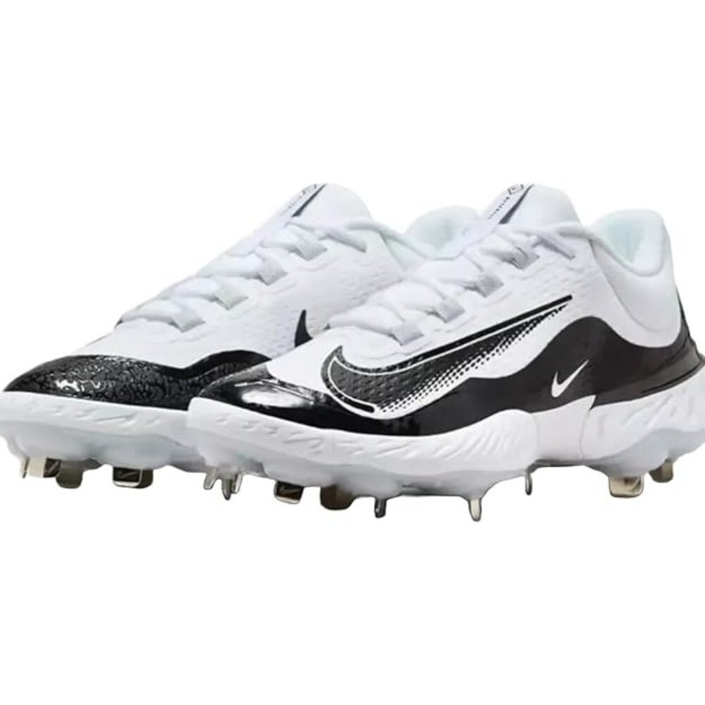Nike Mens Alpha Huarache Elite 4 Metal Baseball Cleats FD2745-101 Black Size 7